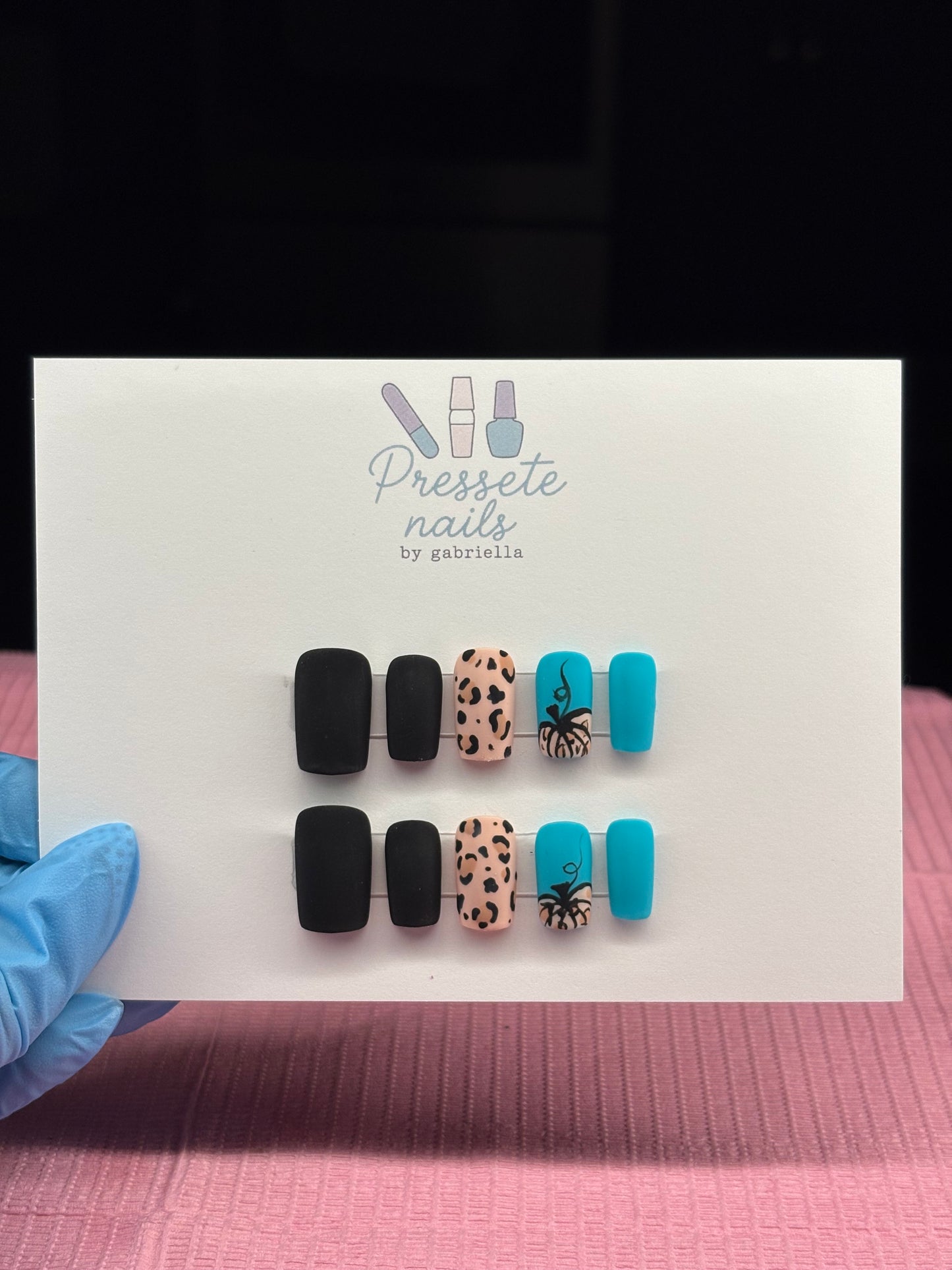 Cheetah print pumpkins