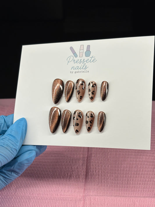 Cat eye cheetah print