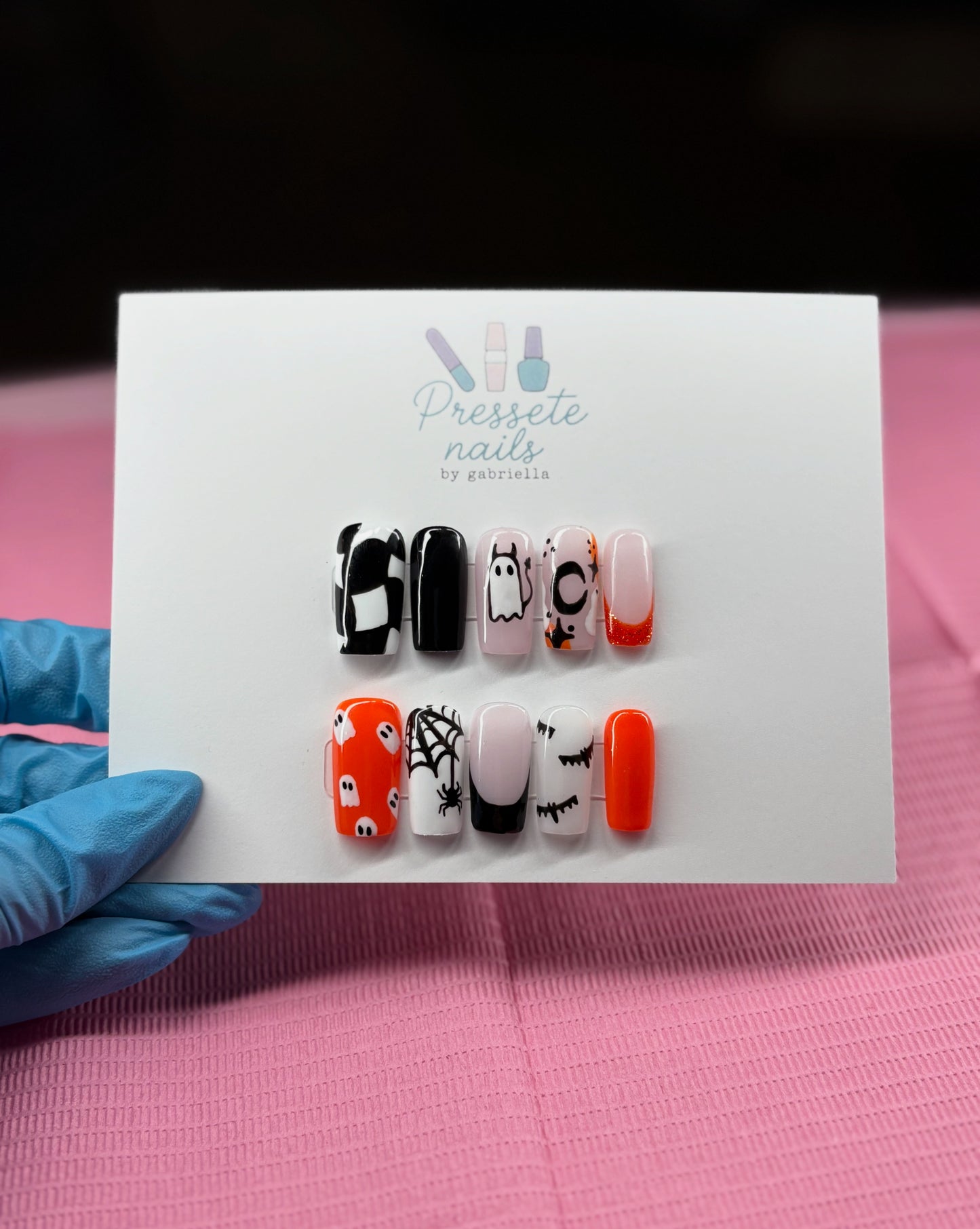 Orange and black halloween