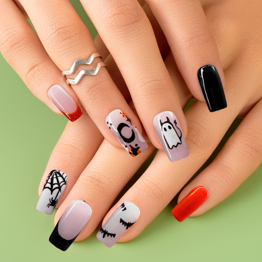 Orange and black halloween