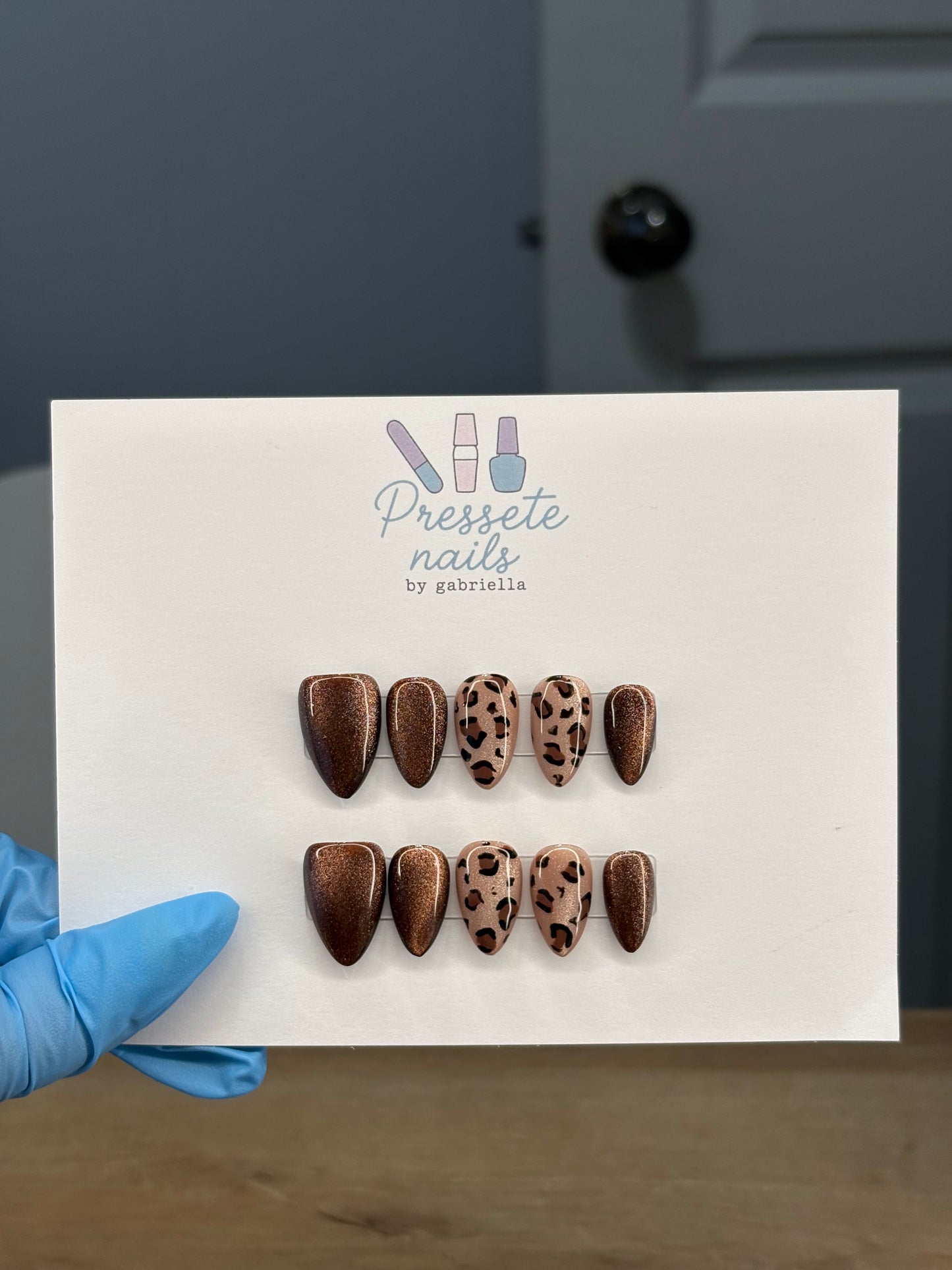Cat eye cheetah print