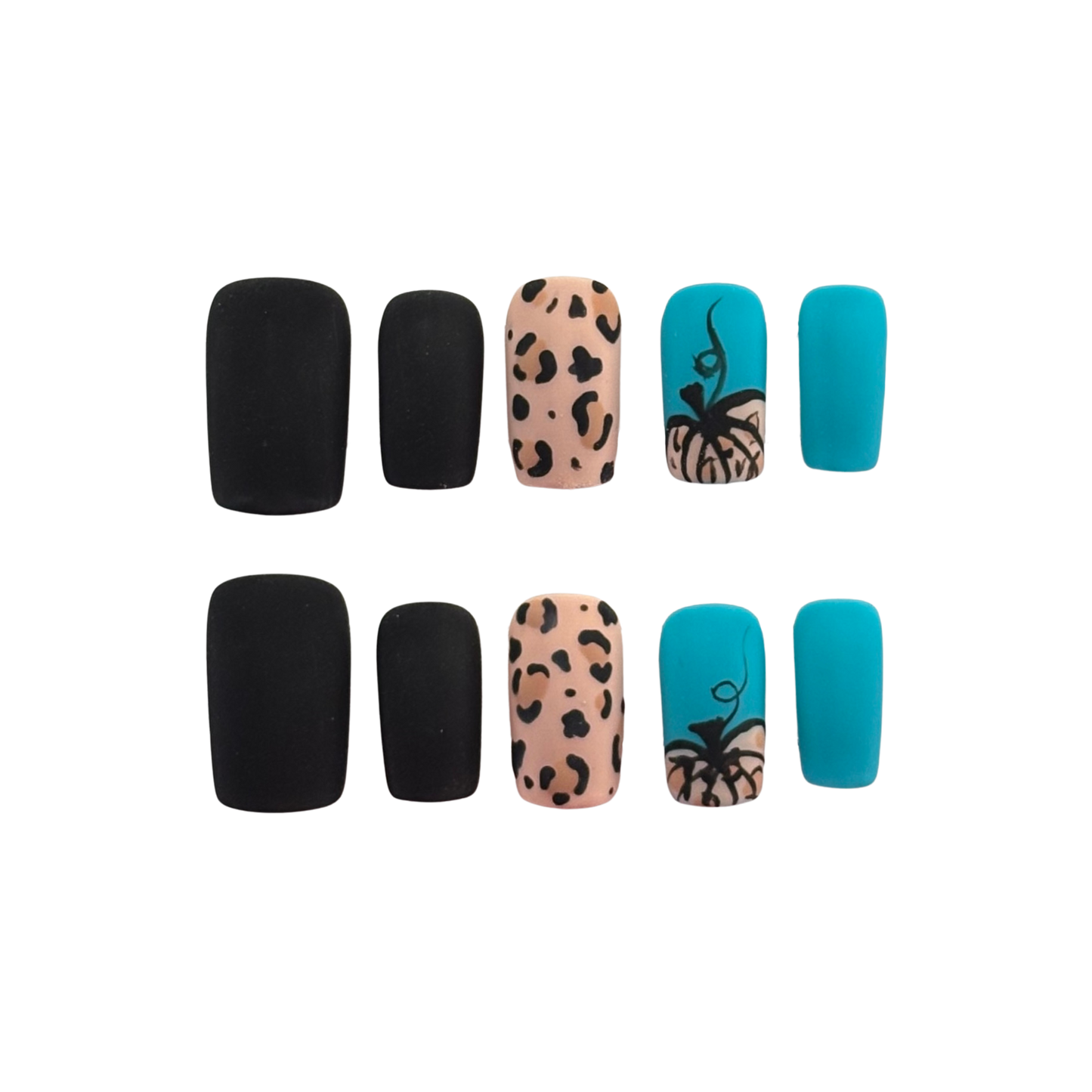 Cheetah print pumpkins