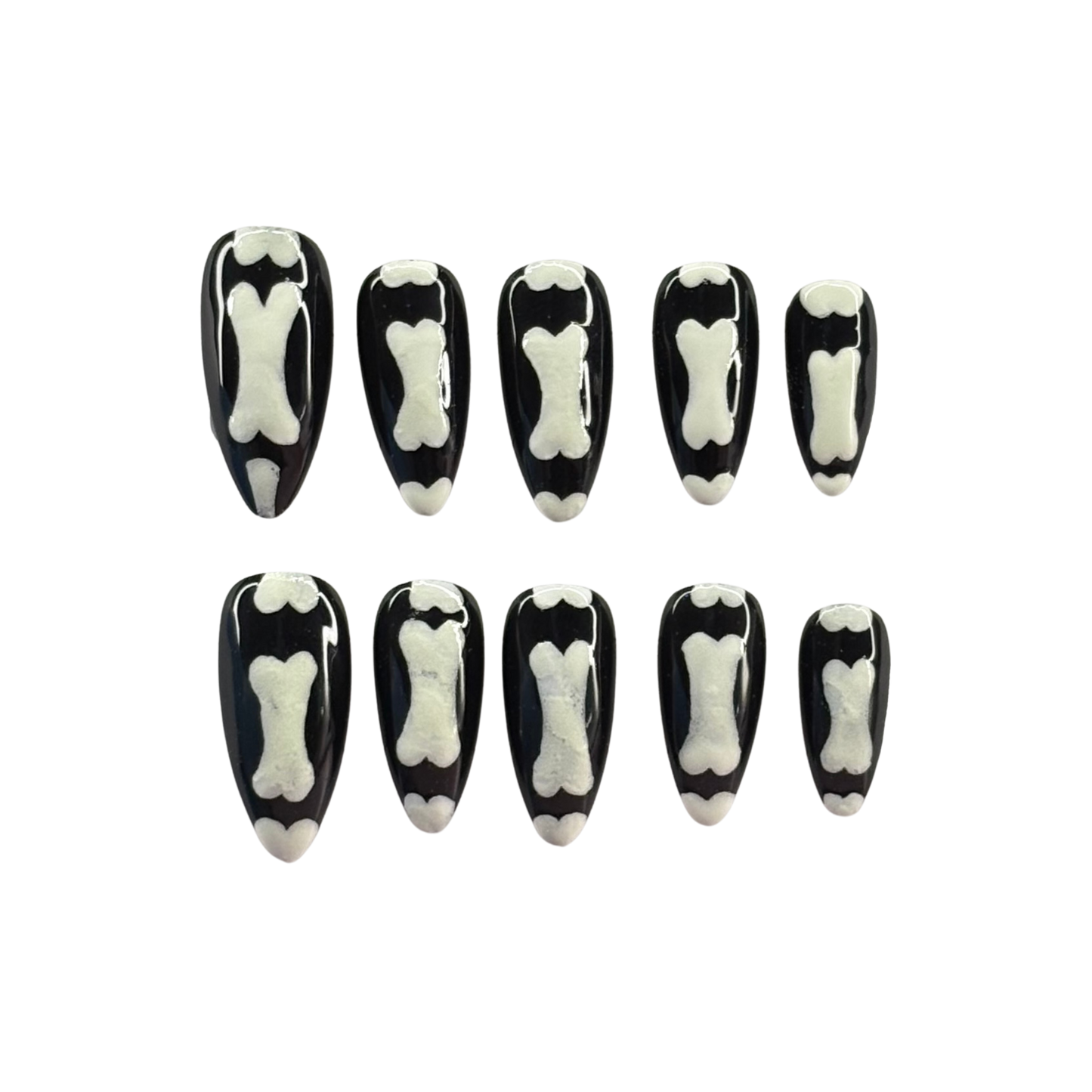 Glow in the dark bones