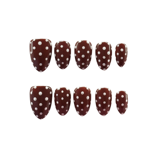 Brown Polka Dots