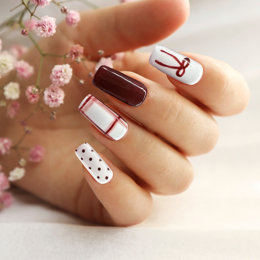 Burgundy Bows