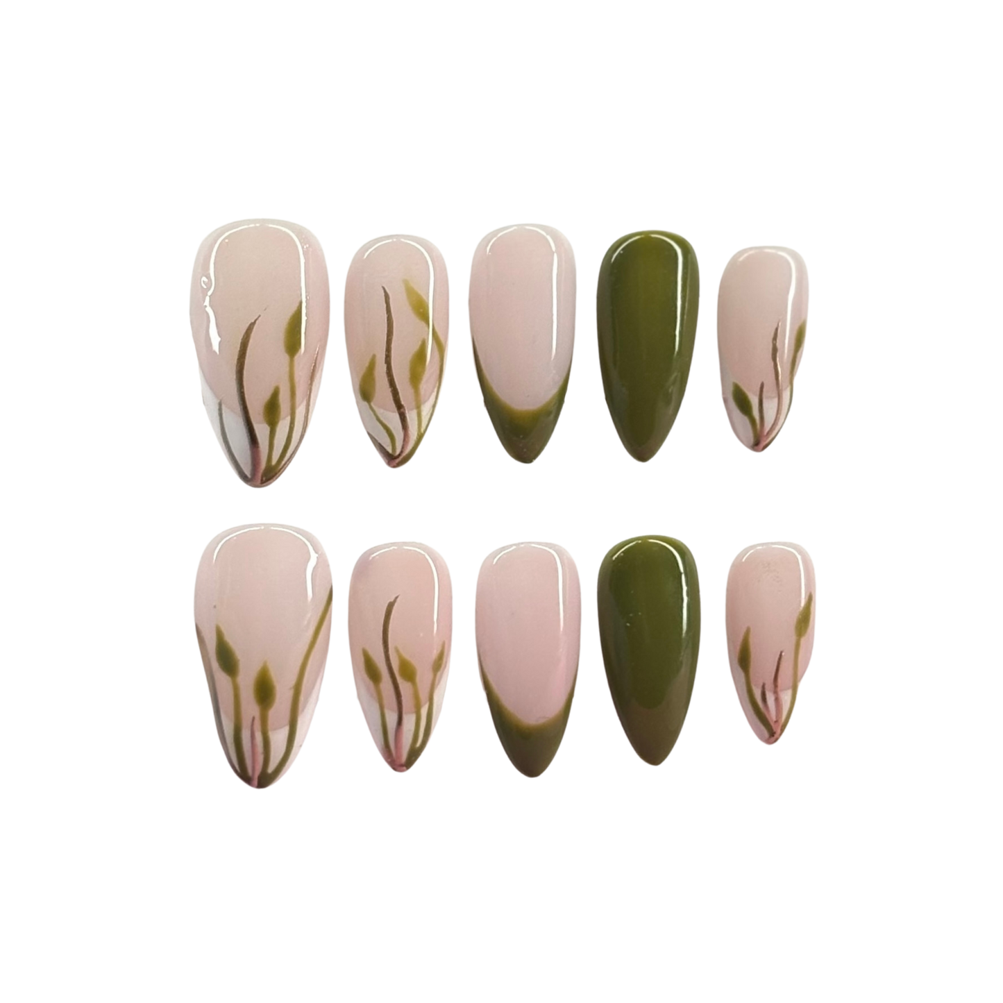 Gold and Green Stems