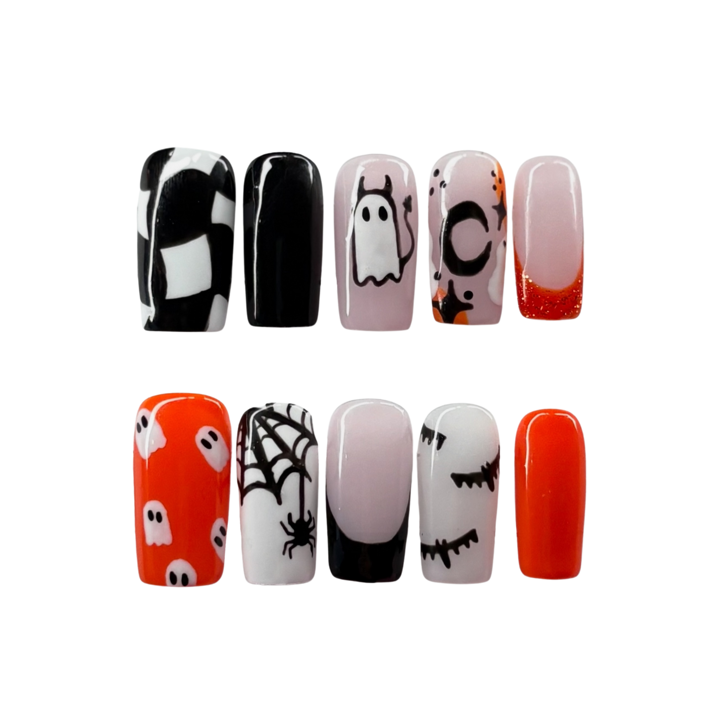 Orange and black halloween