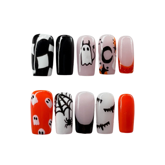 Orange and black halloween